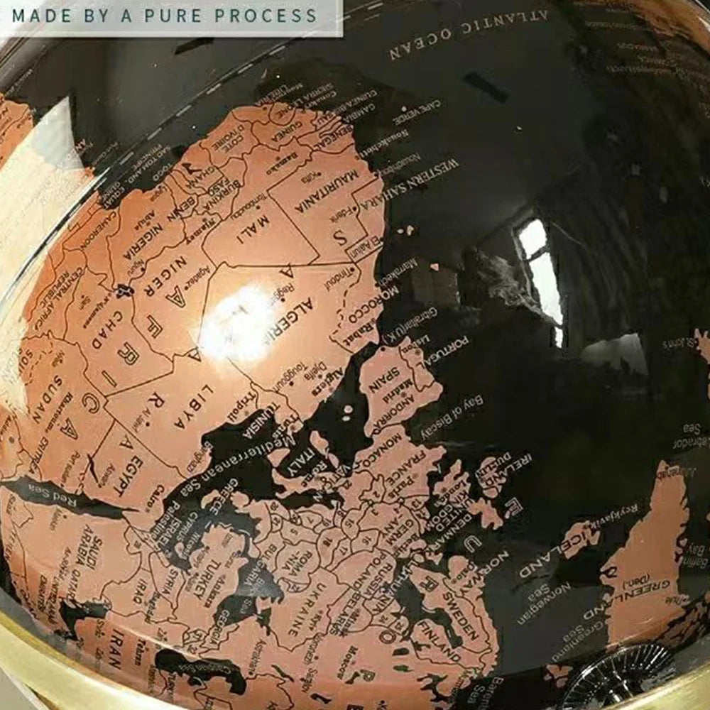 Vintage Modern World Globe Desk Decoration