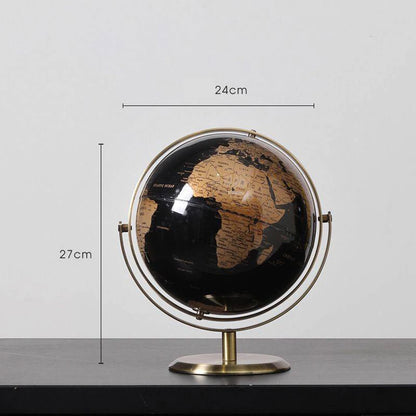 Vintage Modern World Globe Desk Decoration